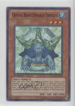 Crystal Beast Emerald Tortoise 1st Ed. YuGiOh Ra Yellow Mega-Pack fm0 - Image 1