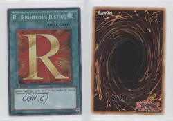 R - Righteous Justice 1st Ed. YuGiOh a Yellow MegaPack #RYMP-EN025 gl9 - Image 3