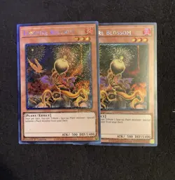 Yugioh 2x Lonefire Blossom Platinum Secret Rare RA01-EN002 - Image 1