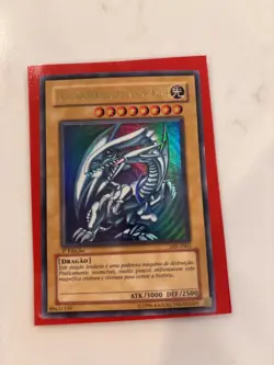 yugioh card portugese 1st edition foil blue eyes White Dragon DIK-P001 - Image 3