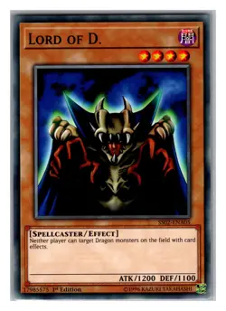 Yugioh! Duelists of Tomorrow - Lord Of D. - SS02-ENA05 - Common - 1st Edition NM - Image 1