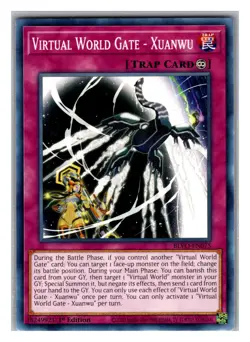 Virtual World Gate - Xuanwu - 1st Edition BLVO-EN075 - NM - YuGiOh - Image 1
