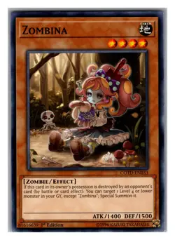 Zombina - COTD-EN033 - Common 1st Edition Yugioh - Image 1