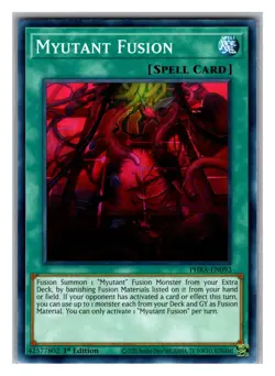 Myutant Fusion | PHRA-EN093 | Common | 1st Edition | Phantom Rage | YuGiOh - Image 1