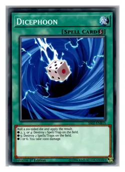 Yugioh! Duelists of Tomorrow - Dicephoon - SS02-ENB15 - Common - 1st Edition - Image 1