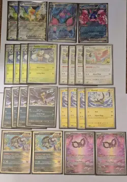 United Wings Standard 60 Card Deck Black Katana Sleeves Pokemon TCG Bundle - Image 2