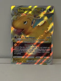 Dragonite VSTAR 050/078 Full Art Ultra Rare Pokemon GO Card NM-M - Image 1