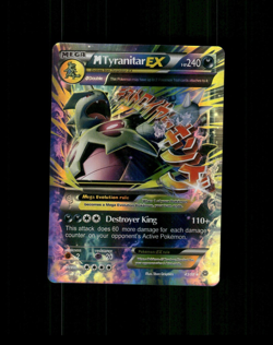 Custom Holo Tyranitar EX Card Tyranitar Pokemon Card READ DESCRIPTION BELOW - Image 1