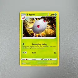 Pokemon TCG Card - Silcoon 7/196 Uncommon | 2022 Lost Origin | NM/Mint - Image 2