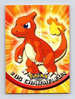 #04 Charmander 1999 TOPPS Pokemon TV Near Mint Pokemon Card - Image 1