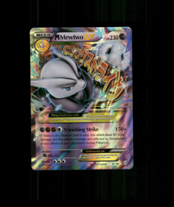 Custom Holo Mewtwo EX Card Mewtwo Pokemon Card READ DESCRIPTION BELOW - Image 1