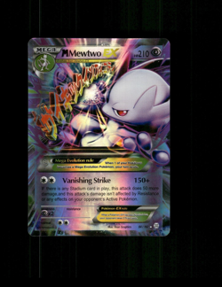 Custom Holo Mewtwo EX Card Mewtwo Pokemon Card READ DESCRIPTION BELOW - Image 1