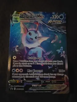 Pokemon Vaporeon Vmax Jumbo Card - Image 1