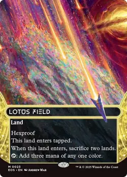 LOTUS FIELD mtg NM-M Edge of Eternities: Stellar Sights 1 Mythic - Image 1