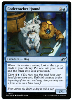 Codecracker Hound - 0050 - Edge of Eternities - MTG - NM - English - Ships Now - Image 1
