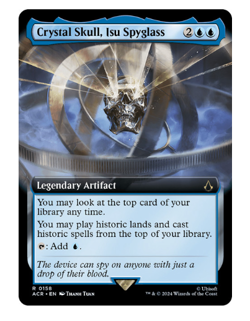 Crystal Skull, Isu Spyglass - Extended Art Assassin's Creed MTG - Image 1