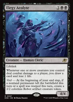 1x - Elegy Acolyte - Edge of Eternities - NM MTG - Image 1