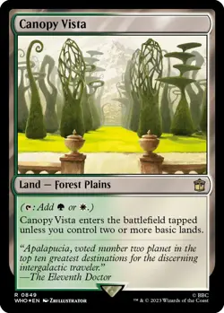 MTG Foil - Canopy Vista (Surge Foil) - 849 / NM / English - Image 1