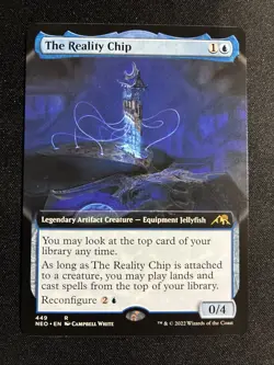 MTG - The Reality Chip (Extended Art) Kamigawa: Neon Dynasty - Image 1