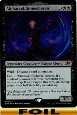 1x - Alpharael, Stonechosen - FOIL - Edge of Eternities - NM MTG - Image 1