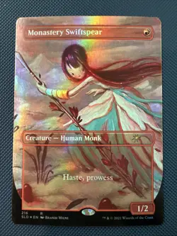 MTG Monastery Swiftspear - Secret Lair Drop Series (SLD) NM Foil - Image 1