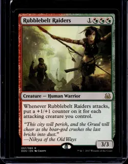 RUBBLEBELT RAIDERS ~mtg NM DDS 057/065 Rare x1 - Image 1