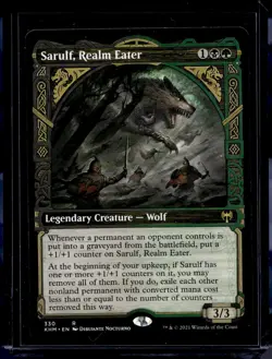Sarulf, Realm Eater (Showcase) - Near Mint English MTG Kaldheim - Image 1