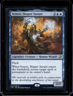 MTG magic cards 1x x1 NM-Mint, English Venser, Shaper Savant Time Spiral Remaste - Image 1