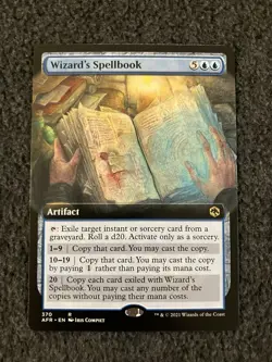 Magic The Gathering MTG - Wizard's Spellbook (Extended Art) - AFR - Image 1
