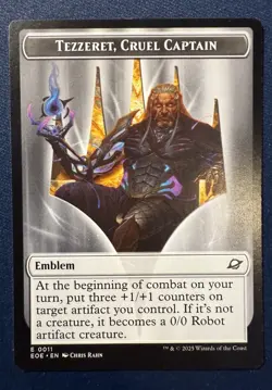 Tezzeret, Cruel Captain - Edge of Eternities (EOE), Magic MTG NM + Token - Image 3
