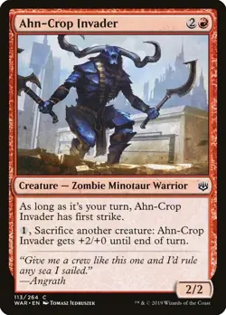 x1 Ahn-Crop Invader War of the Spark MTG 113/264 COMMON M/NM 1x - Image 1
