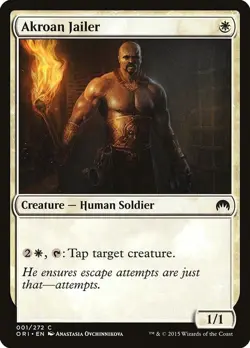 x1 Akroan Jailer Magic Origin MTG 001/272 COMMON M/NM 1x - Image 1