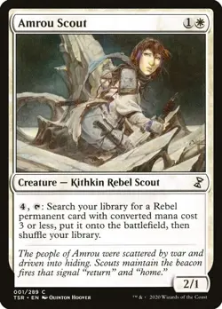 x1 Amrou Scout Time Spiral Remastered MTG 001/289 COMMON M/NM 1x - Image 1