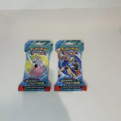 NEW -Pokemon TCG - Journey Together AND Destined Rivals- 4 Sleeved Booster Packs - Image 3
