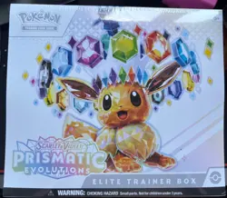 Pokemon TCG Prismatic Evolutions Scarlet Violent ETB booster packs Sealed - Image 3
