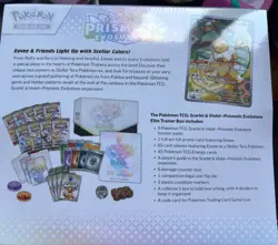 Pokemon TCG Prismatic Evolutions Scarlet Violent ETB booster packs Sealed - Image 4