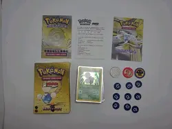 Pokemon Neo Genesis Hotfoot Theme Deck Open Complete 2000 Cyndaquil Magmar - Image 1