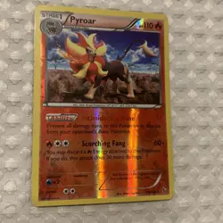 2014 POKEMON XY FLASHFIRE #20 PYROAR-HOLO PK1 - Image 1