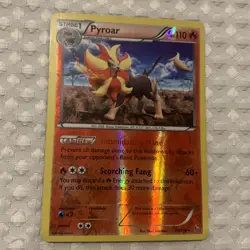 2014 POKEMON XY FLASHFIRE #20 PYROAR-HOLO PK1 - Image 2