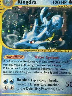 Kingdra H14/H32 Aquapolis SWIRL Holo Rare Pokemon TCG E-reader Great Condition - Image 3