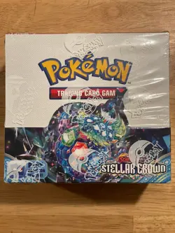 Pokemon TCG: Scarlet & Violet Stellar Crown Factory Sealed Booster Box - Image 1