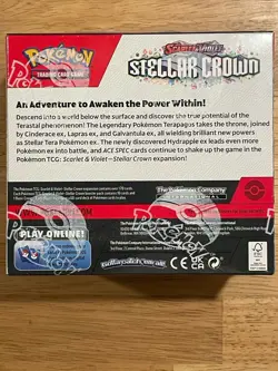 Pokemon TCG: Scarlet & Violet Stellar Crown Factory Sealed Booster Box - Image 3