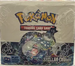 Pokemon TCG: Scarlet & Violet Stellar Crown Factory Sealed Booster Box - Image 1