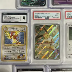 13 Graded PSA CGC Bundle Pokemon Lot Pokemon One Piece Vintage Promo KFC - Image 4