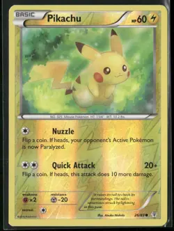 Pikachu 26/83 Reverse Holo - Pokemon TCG XY: Generations 2016 NM - Image 1