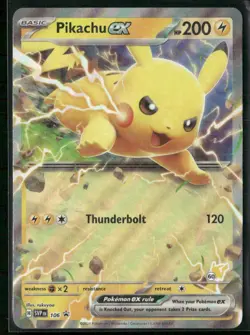 Pikachu EX SVP 106 - Pokemon TCG Black Star Promo 2024 - Image 1