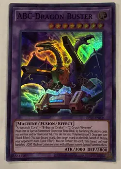 OP13-EN006 ABC-Dragon Buster Super Rare Limited Edition NM Yugioh Card - Image 1