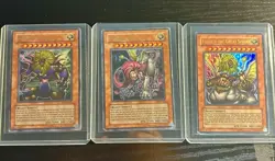 🔥 YUGIOH Great SPHINX Set Of 3 Full Ultra HOLOFOIL ANDRO THEINEN TELEIA EP1-EN - Image 1