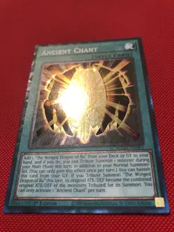 Yugioh! Ancient Chant MZMI-EN069 Collector's Rare (CR) 1st Edition NM - Image 2