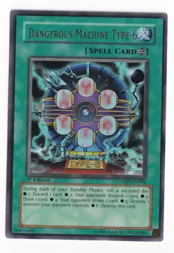 Yugioh! Dangerous Machine Type-6 - LODT-EN096 - Ultra Rare 1st Edition - Image 1